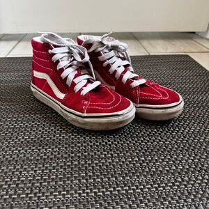 🔵 3 for $9 Vans Sz 13 Sk8-Hi Racing Red